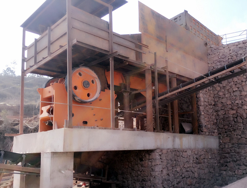 碎石生产线头破（给料机+颚破）